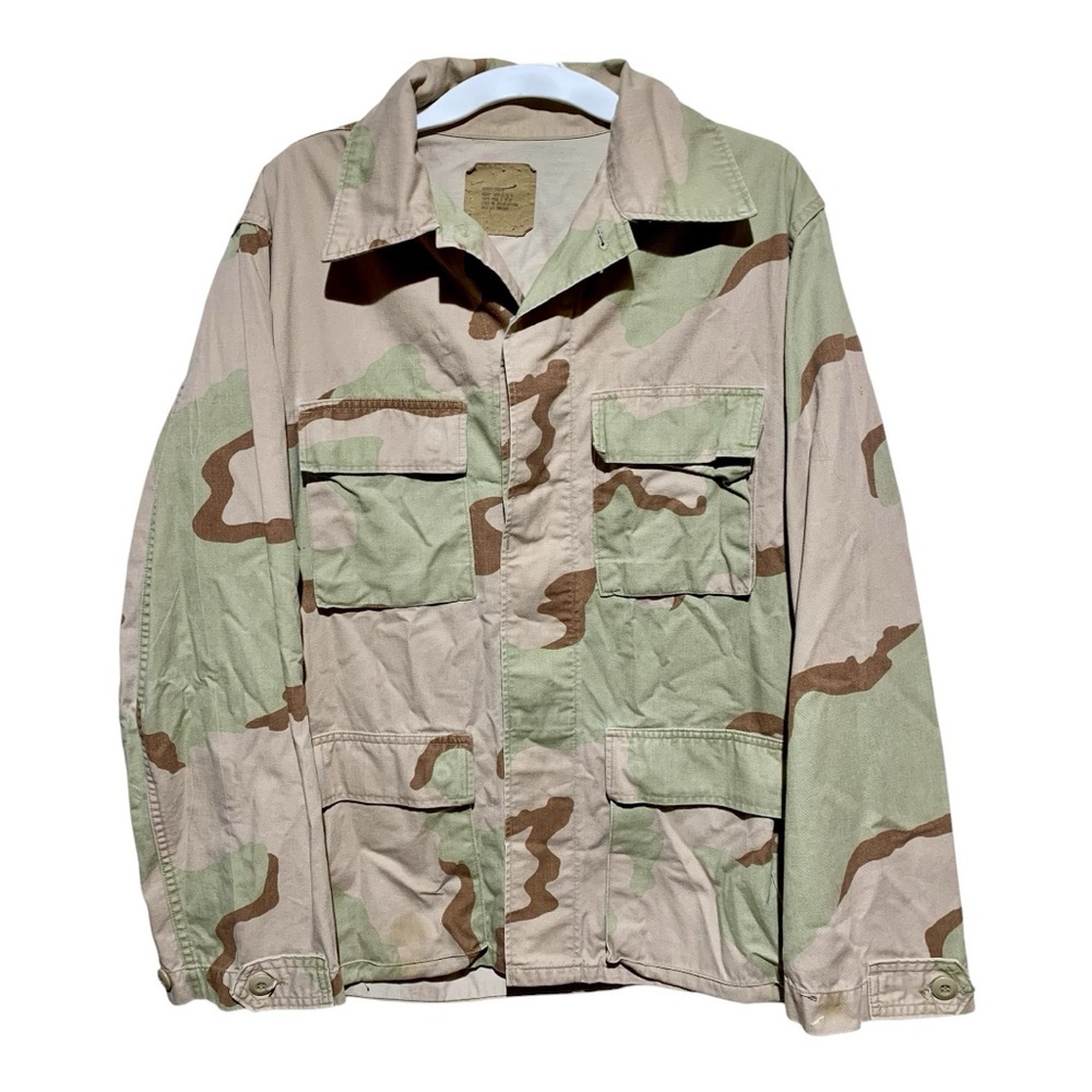 Men’s Desert Camouflage Military Jacket Size Medium